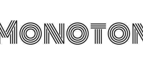 Monoton regular font